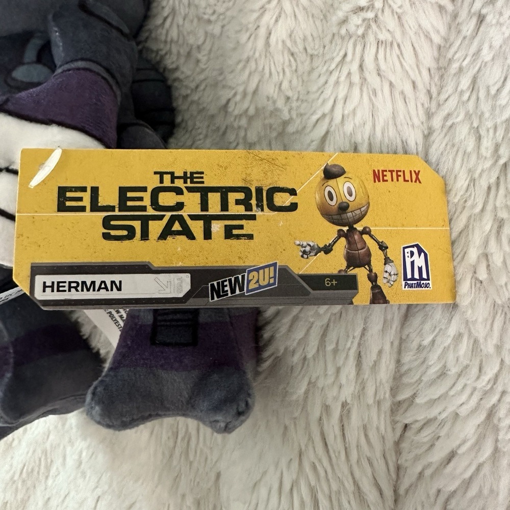 The Electric State Collectible Plush Character Herman Netflix Robot New - Picture 7 of 11